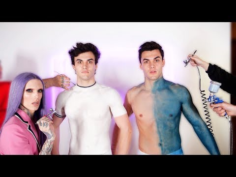 Wearing ONLY Body Paint For A Day! Ft. Jeffree Star