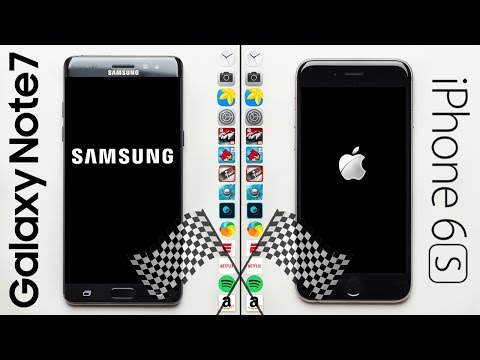 Galaxy Note 7 vs iPhone 6S Speed Test