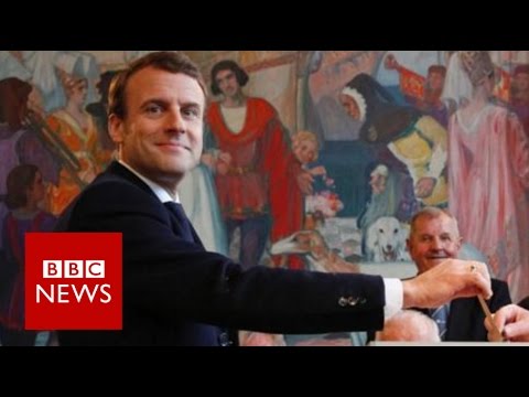 French election: Macron &#039;defeats Le Pen to become president&#039; - BBC News