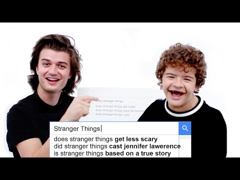Stranger Things Cast Answer the Web&#039;s Most Searched Questions | WIRED