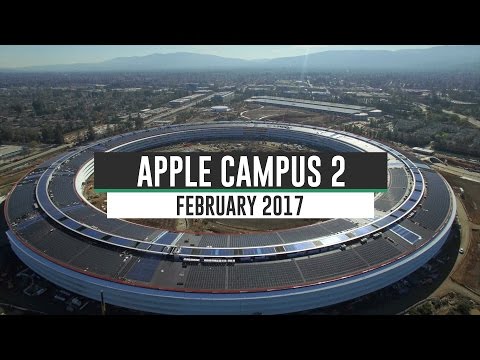 Apple Campus 2 February 2017 Construction Update 4K