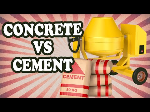 The Difference Between Concrete and Cement