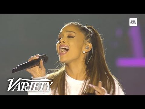 Ariana Grande Performs &#039;Somewhere Over the Rainbow&#039; - One Love Manchester