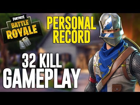 32 Kill Solo Squads!! Fortnite Battle Royale Gameplay - Ninja