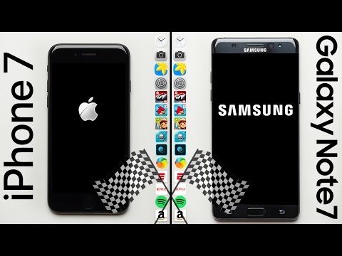 iPhone 7 vs. Galaxy Note 7 Speed Test