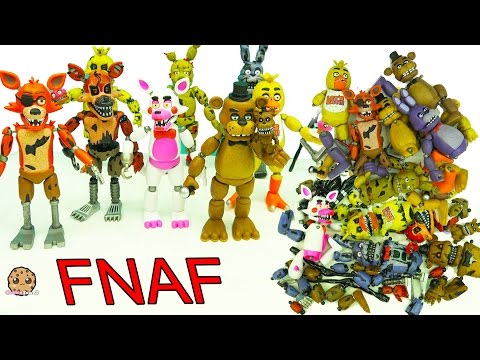 FNAF In Pieces Complete Set Of Five Night&#039;s At Freddy&#039;s Funko